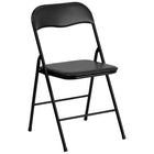 Flash Furniture - Ensemble de table à carte et de chaises pliantes noires de 5 pièces-Parfait pour les centres communautaires, activités, jeux et manger