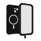 OtterBox - Étui Fre MagSafe Waterproof Noir pour iPhone 15-Drop + 5x autant de chutes que la norme militaire (MIL-STD-810G 516.6)