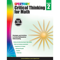Livre numérique : Carson Dellosa - Spectrum Critical Thinking for Math, 2e année-1