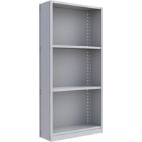 Metalware – Étagère sans boulons RK215, 4 tablettes, 36 x 24 x 76 po, gris pâle-Système de tablettes réglables offrant un espace de rangement solide, mais économique qui convient à vos besoins