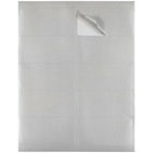 JAM Paper Étiquettes d'adresse postale - 4 po x 2 po - Feuille argentée mate - Paquet de 120-Étiquettes en feuille d'argent mat