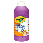 Peinture au doigt lavable Crayola Violet 16 oz, paquet de 3-La peinture au doigt lavable est le moyen idéal pour initier les jeunes enfants aux joies de la peinture et de l'expression de soi.