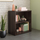Sauder - Affirm Bibliothèque commerciale à 2 tablettes - Noble Elm-Surface supérieure en mélamine durable de 1 po résistante à la chaleur, aux taches et aux rayures