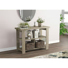 Safdie & Co. 41.25L Table Console - Taupe Foncé 3 Étagères-Design contemporain, donne une sensation de propreté et d'élégance à votre espace de vie.