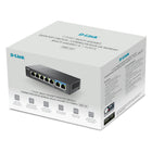 D-Link - Commutateur non géré multi-Gigabit 7 ports de D-Link-L'Ethernet écoénergétique IEEE 802.3az réduit la consommation d'énergie, économisant de l'énergie et réduisant les coûts