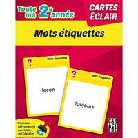Caractère - Mots étiquettes, 2e année-Le format de cet outil permet à lâ€™enfant non seulement de cibler les notions essentielles vues en classe afin de les réviser à la maison, mais également dâ€™étudier de façon ludique avec un adulte.