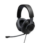 JBL Quantum 100 - Casque gaming filaire circum-aural avec micro amovible - Noir-Casque gaming avec micro voix amovible sur perche