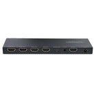 StarTech - Splitter HDMI 4 Ports, Répartiteur HDMI 4K60Hz Scaler Intégré 1 Entrée 4 Sorties-Longue portée : Jusqu'à 5m avec des câbles HDMI passifs. Le répartiteur HDMI 1x4 prend en charge les câbles HDMI actifs et les prolongateurs HDMI, ce qui le rend idéal pour les salles de conférence, l'affichage numérique et plus encore