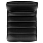 Flash Furniture – Tabouret de bar ajustable de 33 po en vinyle noir et à pied chromé, 2/bte (CH920231BK)-Siège réglable en hauteur par vérin à gaz