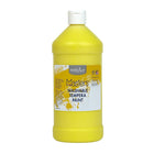 Little Masters - Peinture lavable non toxique, 32 oz, jaune (RPC204705)-Cette peinture lavable ne laisse pas de tache sur la peau