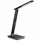 ShoppingAll - Lampe de Bureau LED Multi-Fonctionnelle avec Chargeur Sans Fil Qi - Noir-Source de lumière LED