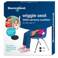 Bouncyband Coussin sensoriel Little Wiggle Seat, Gris Foncé-Permet tranquillement le mouvement, permettant aux élèves d’être productifs tout en travaillant