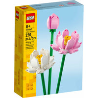 LEGO - Fleurs de lotus - 220 Pièces-Bouquet LEGO à construire – Créez un étalage de fleurs pour décorer n’importe quelle pièce avec l’ensemble LEGO Fleurs de lotus (40647), conçu pour les amateurs de décoration intérieure et de construction LEGO pleine d’esprit