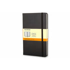 Moleskine - Cahier de notes à couverture rigide, format grand, réglé, noir, 5 po x 8 1/4 po-Format large : 5 po x 8 1/4 po