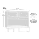 Sauder - 433683 La Collection Aspen Post Surmeuble - Finition Pebble Pine-9