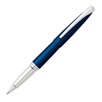 A.T. Cross - ATX Stylo à bille roulante, bleu-Stylo à bille roulante à encre noire