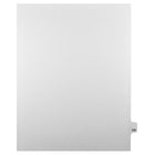 Markmaker - Intercalaires imprimes Legal, Blanc, 1/25th coupe, format lettre, sans trous, 25 tabs/PQT, 5 PQT/Boite, Numero 172-Intercalaires imprimes Legal