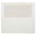 JAM Paper Enveloppes format livret à fermeture gommée, 5 3/4 x 8 3/4 po, blanc et ivoire, paq./100-Blanc et ivoire