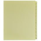 Mark Maker – Onglets séparateurs juridiques beiges, 1/25 onglets, format lettre, sans trous, numéros 76 à 100-Onglets séparateurs beiges, 1/25 onglets