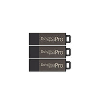 Centon 8GB USB 2.0 Datastick Pro ValuePack - Gris - Paquet de 3-USB 2.0 8GB