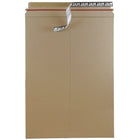 JAM Paper - Enveloppes expédition rigides pr photos, fermeture auto-adhésive, 13 x 18 po, brun kraft, 6/pqt-Enveloppe d’expédition en papier cartonné brun kraft