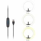 Kensington - L1000 Anneau lumineux bicolore avec support pour webcam-Le support à rotule de 1/4 po offre une rotation horizontale de 360 degrés et un mouvement vertical de 200 degrés afin que vous puissiez facilement adapter les meilleurs angles de caméra