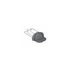 Wamaco - Porte-chapeaux pour panneau grillagé, chrome, paquet de 4-Pour présenter 12 chapeaux ; parfait pour vitrine ou entreposage