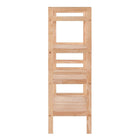 Winsome – Ensemble de support à chaussures Mercury, 2 pièces empilables, naturel (81429)-Fabriqué de bois massif avec fini naturel