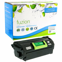 fuzion - Lexmark 521H (52D1H00) Cartouche De Toner Compatible - Rendement Haut - Noir-Couleur d'encre: Noir