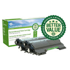 Staples Sustainable Earth - Cartouche de toner laser remise à neuf TN420 compatible Brother, noir, paq./3-Couleur : noir