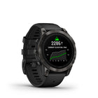 Garmin - Epix Pro Sapphire Edition - 47mm Titane DLC gris carbone avec bracelet noir-9