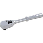 Gray Tools – Clé réversible de 3/8 po à 32 dents chromées, 7 1/2 po de long-Taille de la prise : 3/8 po