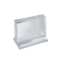 Bloc acrylique horizont. sur base acrylique,8,5 po-1