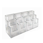 Azar Displays – Porte-brochures à 3 niveaux avec 12 pochettes et 3 pans, 2/paquet (252818)-Porte-brochures