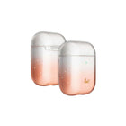 LAUT -  OMBRE SPARKLE pour AirPods - Pêche-Fabriqué avec un matériau ultra léger pour un usage quotidien.