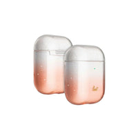 LAUT -  OMBRE SPARKLE pour AirPods - Pêche-Fabriqué avec un matériau ultra léger pour un usage quotidien.