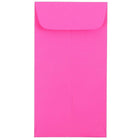 JAM Paper - Enveloppes à monnaie nº 7, 3 1/2 x 6 1/2 po, rose fuchsia intense Brite Hue, 50/paquet-Enveloppes à monnaie