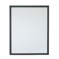 Eddies Hang-Up Display Ltd. Porte-affiches à cadre instantané - aluminium noir - 22 x 28 pouces - 5 paquets-Porte-affiche en aluminium avec cadre à pression
