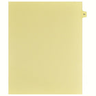 Markmaker - 25 tabs/PQT, 5 PQT/Boite, Intercalaires imprimes Legal, Chamois, 1/15th coupe| format lettre, sans trous, Numero 62-Intercalaires imprimes Legal