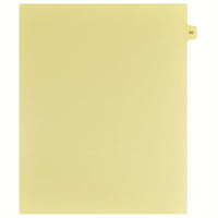 Markmaker - 25 tabs/PQT, 5 PQT/Boite, Intercalaires imprimes Legal, Chamois, 1/15th coupe| format lettre, sans trous, Numero 62-Intercalaires imprimes Legal