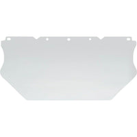 MSA - Visière Pour Casques De Protection V-GardPour Usage Général, Polycarbonate, Teinte Transparent, Conformité paquet de 12-Hauteur 8po