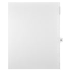 Markmaker - Intercalaires imprimes Legal, Blanc, 1/15th coupe, format lettre, sans trous, 25 tabs/PQT, 5 PQT/Boite, Numero 144-Intercalaires imprimes Legal