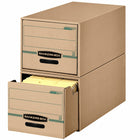 Système de rangement à tiroirs recyclé Bankers Box Stor/Drawer format Lettre-2 modules en hauteur