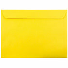 JAM Paper - Enveloppes Colourées pour catalogue de livrets 9 x 12 - Jaune recyclé - paquet de 50-Enveloppe jaune