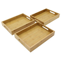 Plateau rectangle bambou, petit, 3/p (EC-23-0133)-1
