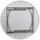 Flash Furniture – Table pliante de 59,75 de diamètre po, blanc (DADYCZ152RGW)-Places assises jusqu'à 8 adultes