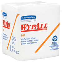 Serviettes de nettoyage et de séchage jetables WypAll à usage limité, 56 feuilles-56 feuilles/caisse