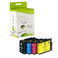 fuzion - HP CN053AN (932XL) Cartouche D'Encre Compatible - Haut Rendement - Noir/Cyan/Magenta/Jaune, Paquet de 4-Couleur d'encre: Noir, Cyan, Magenta, Jaune