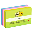Post-it - Feuillets, collection Paradis floral, 3 po x 5 po, 100 feuillets/bloc, paquet de 5-Les Feuillets Post-it adhèrent fermement et se retirent proprement