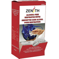 Lingettes de nettoyage pour appareil respiratoire et l'EPI, paq./12-Lingettes